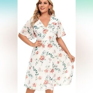 Floral dress 16 fuifac